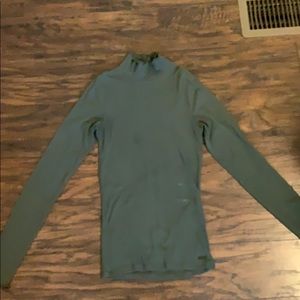 army green turtle neck long sleeve
